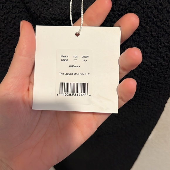 ✨NWT✨ Andie Swim “The Laguna One Piece” in Popcorn Black - Long Torso Sizing - Picture 9 of 11